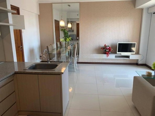 Dijual Apartemen Water Place furnish cantik Murah 3 Kamar Tidur Bagus Sekali