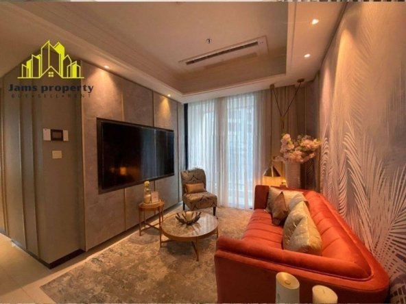 Dijual Apartemen Casa Grande phase 2 Angelo 100% tidak menghadap pemakaman 3bedroom 2bathroom Size 120sqm good funished Connecting To Mall Kokas Jakarta Selatan