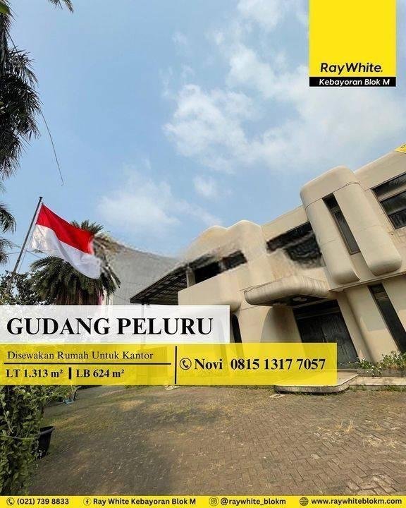 Disewakan Bangunan Komplek Gudang Peluru Jl. Kampung Melayu Besar
