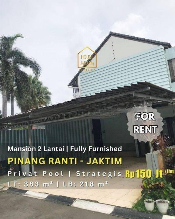 Rumah Bagus Furnished SHM di Pinang Ranti
