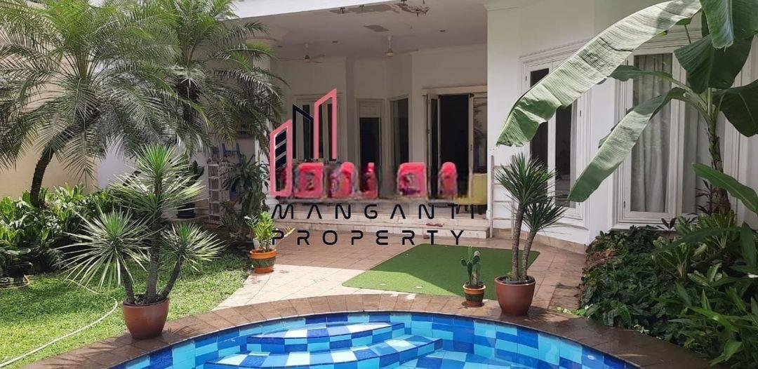 Disewakan Rumah Cantik Asri Single House Private Pool Minimalis Prime Lokasi Area Kemang Dalam Kemang Jakarta Selatan