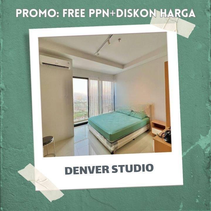Dijual Free Ppn+diskon Harga Denver Studio Full Furnish At Univ Ciputra