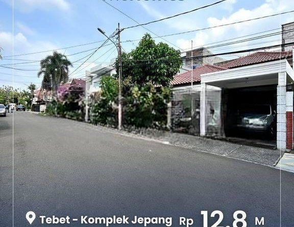 Rumah Asri 450m2 Jalan Lebar 3 Mobil dalam Komplek Premium Tebet