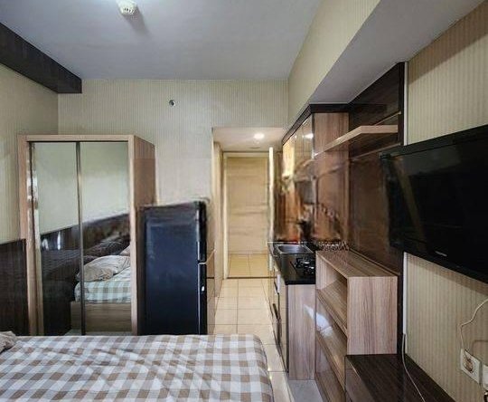 Dijual JUAL MURAH APARTEMEN THE SPRINGLAKE TIPE STUDIO DI MENARA DAVALIA FULL FURNISHED DENGAN VIEW LAKE DAN VIEW MAL SUMMARECON BEKASI