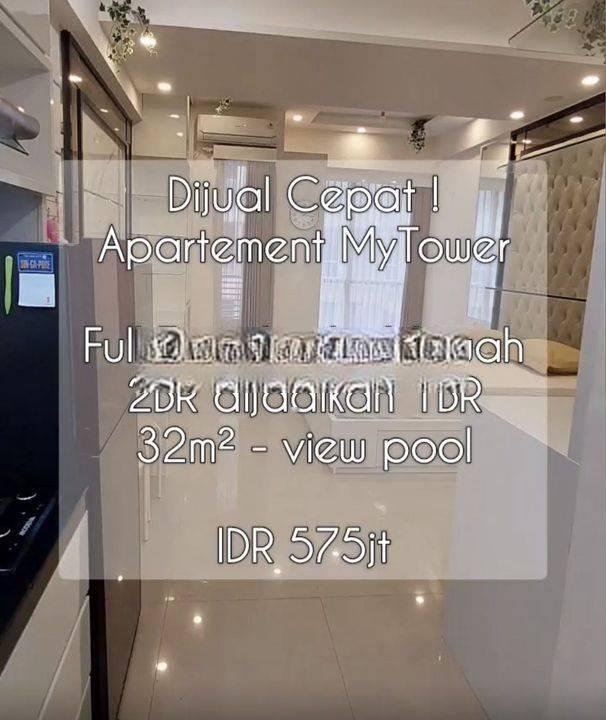 Dijual APARTMENT 2 BR MY TOWER SURABAYA