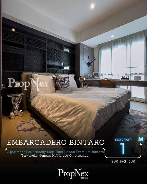 Apartemen Embarcadero Bintaro 2 BR Unfurnished Baru