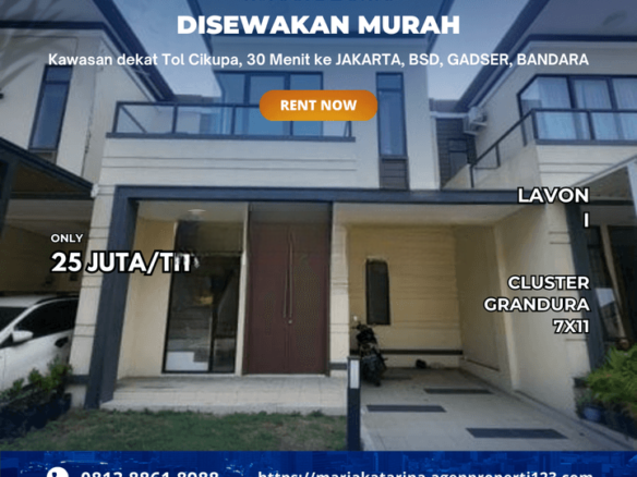 Grandura Lavon 1 Tipe B 7x11 Dkt Suvarna Sutera Murah 2 Lt 4 Grandura Lavon 1 Tipe B 7x11 Dkt Suvarna Sutera Murah 2 Lt Grandura Lavon 1 Tipe B 7x11 Dkt Suvarna Sutera Murah 2 Lt