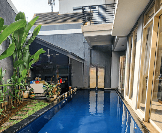 Rumah 2 Lantai Bagus Bangka Kemang Fully Furnished Private Pool