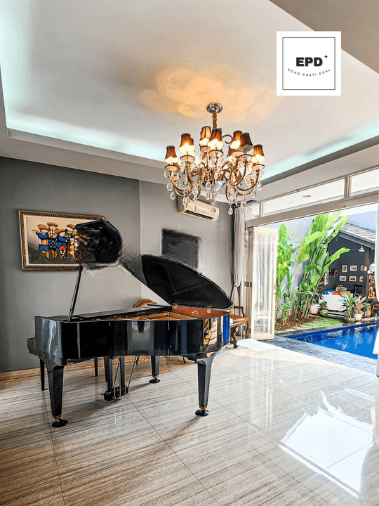 Rumah 2 Lantai Bagus Bangka Kemang Fully Furnished Private Pool