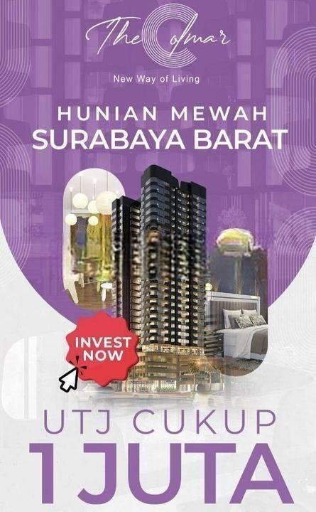 Dijual Apartemen The Colmar Dukuh Pakis 3lantai Baru Gress