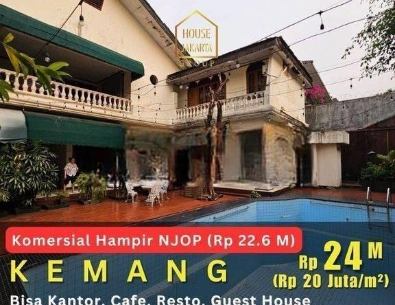 Rumah Kemang Timur Raya Dijual Murah Njop