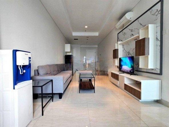 Interior Minimalis 2br Grand Madison Central Park Furnish Homey