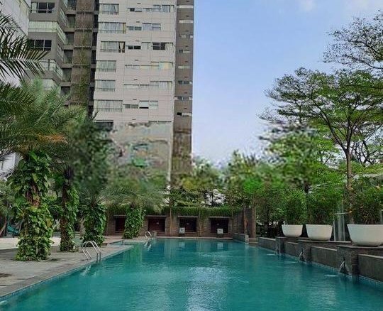 Apartemen 1 Park Residences 3 Kamar Tidur Furnished Private Lift Bagus