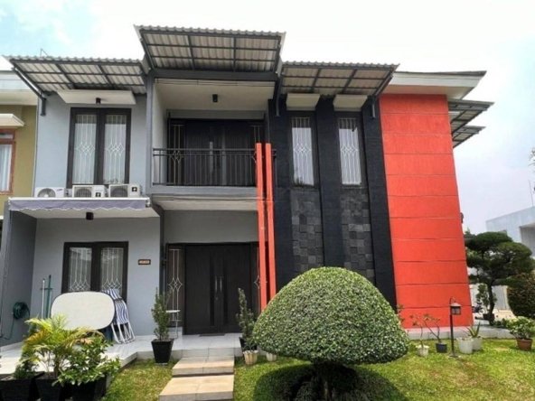 Rumah Mewah 2 Lt Hadap Timur Harga Nego 15 menit ke Mall Paradise Walk Serpong Siap KPR J23612