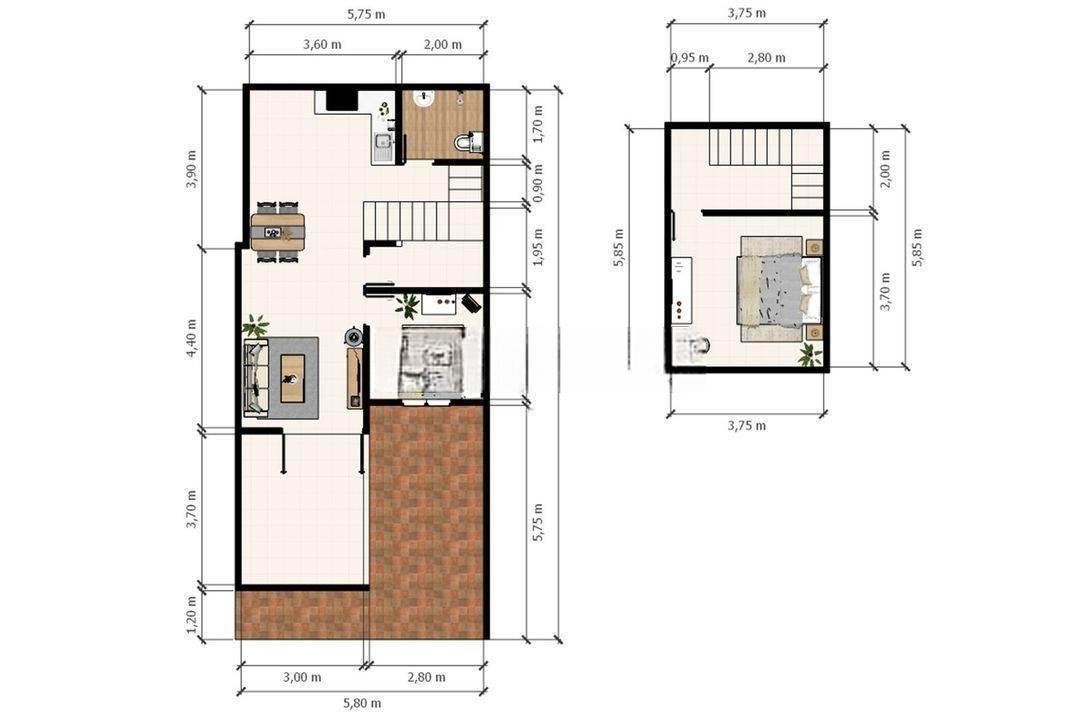 Rumah Idaman Hadap Selatan di Serpong dekat Sekolah dan Mall Sudah Renov ⁠J15290