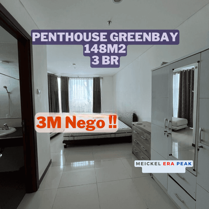 Dijual Penthouse Langka Green Bay