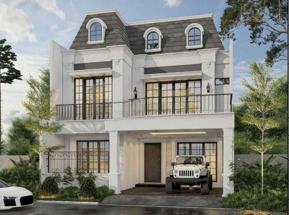 Rumah Brand New Dua Lantai Sedang Renovasi Ada Kolam Renang di Bumi Bintaro Permai