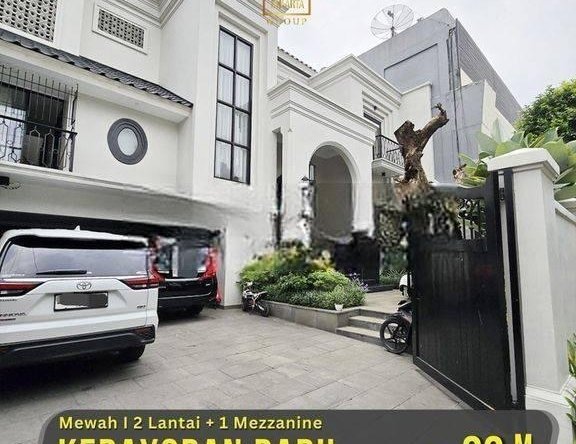 Luxurious Modern Classic House Kebayoran Baru 2 Lantai