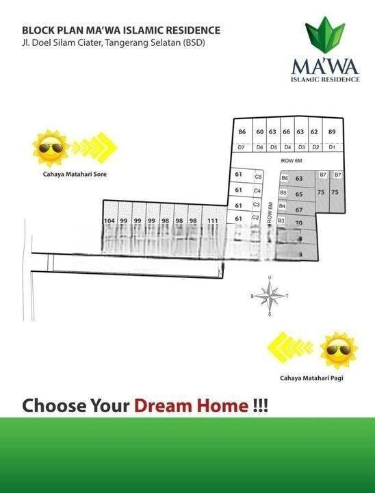 Rumah Islami 2 lantai Booking 2jt di Ciater Serpong dekat Tol BSD