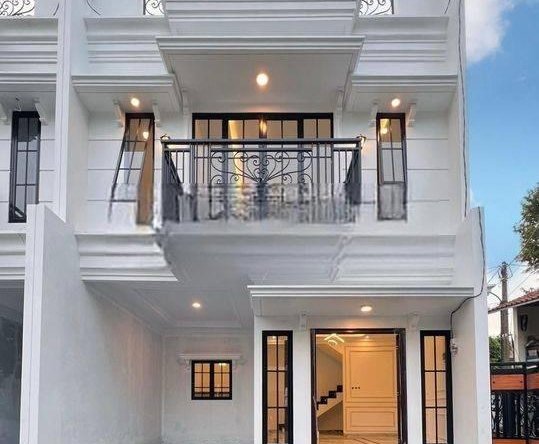 Rumah 2 lantai plus rooftop+balkon sudah SHM mewah harga 1M-an