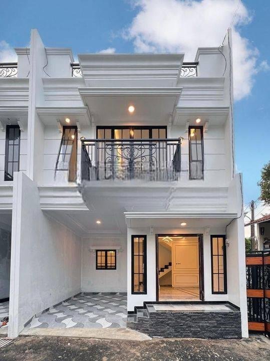 Rumah 2 lantai plus rooftop+balkon sudah SHM mewah harga 1M-an