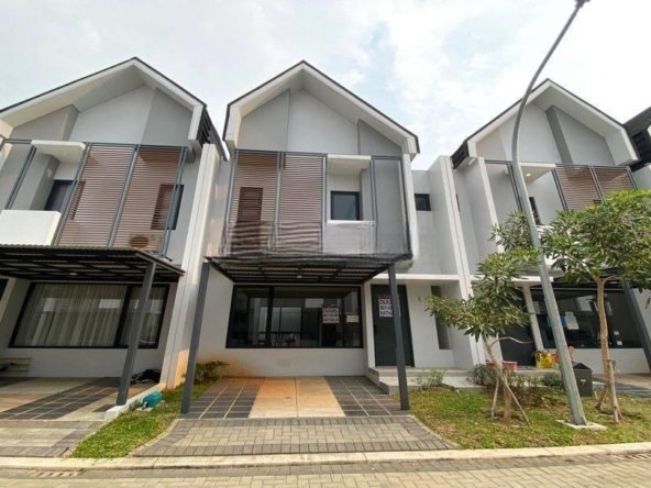 termurah Myza BSD rumah baru serah terima 2 lantai furnished Luas tanah : 60 Luas bangunan : 73 Jumlah lantai : 2 Kamar tidur : 3 Kamar mandi : 2 PPJB Carport : 1 sudah ada kanopi Dapur : 1 Furnished Air : WTP Listrik : 2200 Hadap : timur laut