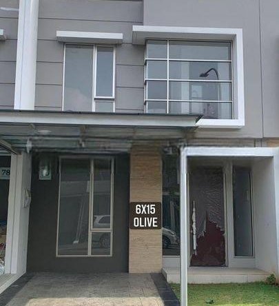 Disewa Murah Rumah Golf Island Pik 6x15 Unfurnished 1 Car Port