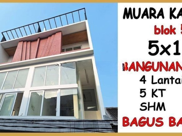 Rumah Baru Muara Karang 5x15 4 Lt, Bagus , Harga NEgo, MK Blok 5 40 Rumah Baru Muara Karang 5x15 4 Lt, Bagus , Harga NEgo, MK Blok 5 Rumah Baru Muara Karang 5x15 4 Lt