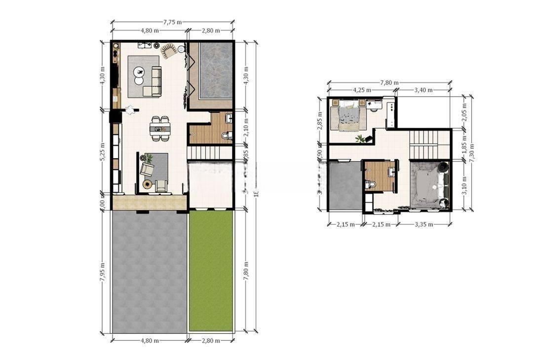 Rumah Luas Idaman dekat Mall Ciputra Cibubur Harga Nego Semi Furnished J15559