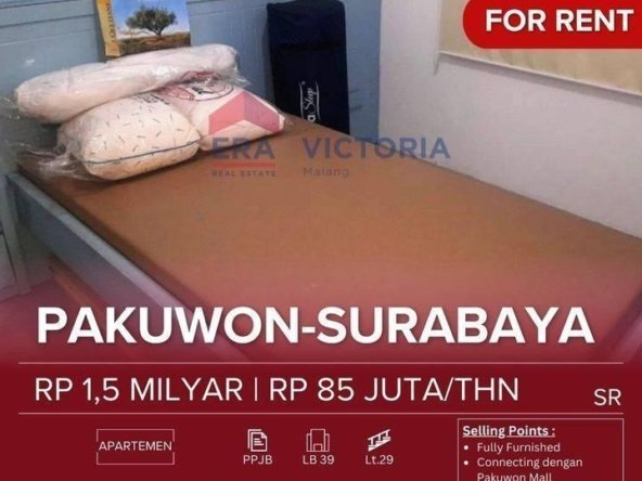 Dijual Apartemen Orchard Mansion 2 Kamar Tidur Bagus Furnished