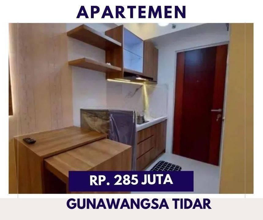 Dijual Apartemen Gunawangsa Tidar Pusat Kota 1 BR+ Bukan Studio